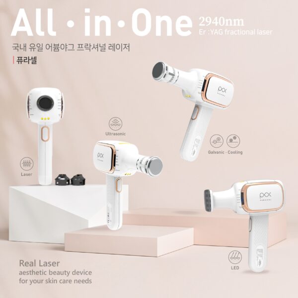 PURAXEL Er: YAG Laser - Máy thẩm mỹ All in One cầm tay Hàn Quốc